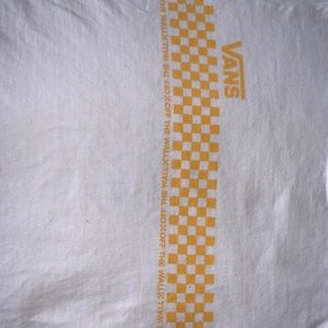 Yellow Checkered Vans Tee